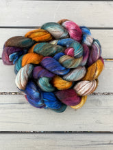 Load image into Gallery viewer, Alpaca/Merino/Camel/Silk Top 4 Ounce BraidsHand Dyed Spinning Fiber