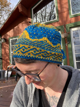 Load image into Gallery viewer, Knit the Teton Hat Kit Fingering
