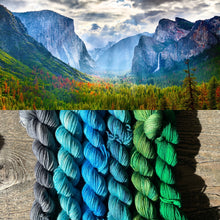 Load image into Gallery viewer, Mini Skeins Set Yosemite Valley Gradient Yosemite National Park