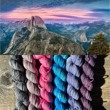 Load image into Gallery viewer, Mini Skeins Set Glacier Point Gradient Yosemite National Park