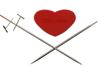 Load image into Gallery viewer, ChiaoGoo Twist Red Lace Mini 4" Interchangeable Knitting Needle Set US Size 000-1.5