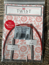 Load image into Gallery viewer, ChiaoGoo Twist Shorties Combo Sets 2" & 3" Needles Tips with Cables