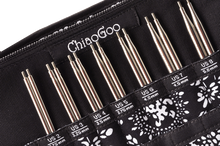 Load image into Gallery viewer, ChiaoGoo 5&quot; Twist Interchangeable Circular Needle Set Small US Sizes 2 to 8
