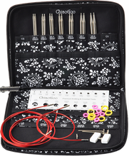Load image into Gallery viewer, ChiaoGoo 5&quot; Twist Interchangeable Circular Needle Set Small US Sizes 2 to 8
