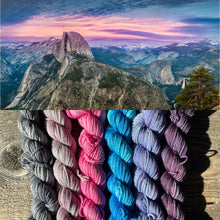 Load image into Gallery viewer, Mini Skeins Set Glacier Point Gradient Yosemite National Park
