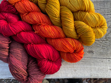 Load image into Gallery viewer, Mountain Sock Five Skein Gradient Yarn Kit Autumn Fire
