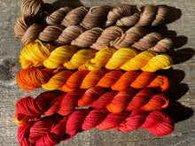 Load image into Gallery viewer, Mini Skeins Set Fire Fall Gradient Yosemite National Park
