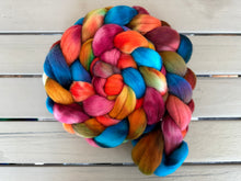 Load image into Gallery viewer, Superwash Merino Top Hand Dyed Spinning Fiber
